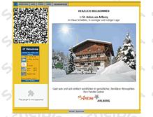 Tablet Screenshot of haus-scheibler.am-arlberg.info